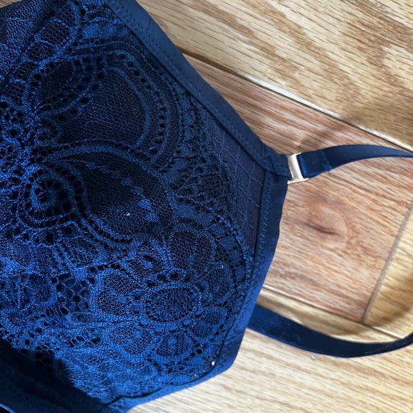 NWT Aerie Navy 34D Wireless Sans Armsture Bra - Picture 5 of 5
